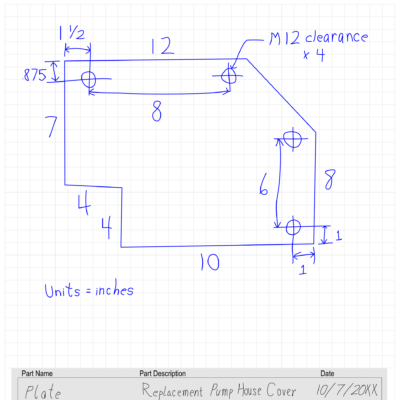 B3D PART CREATION SHEET - sketch