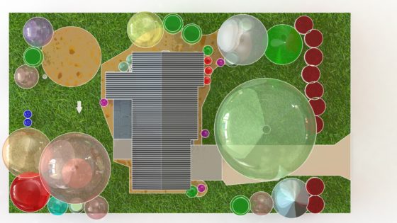 RENDERING - Landscaping Site Plan - SolidWorks CAD - cartoon 5