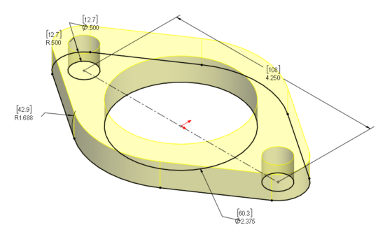 SIMPLE REPLACEMENT PART OR ADAPTER 1B - PLAIN PROFILE