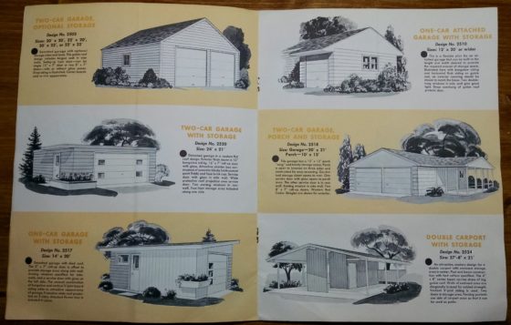 1950S Graphic Design - BROCHURE - Lumber Industry - 25 Garages and Carports - Weyerhaeuser Company 4