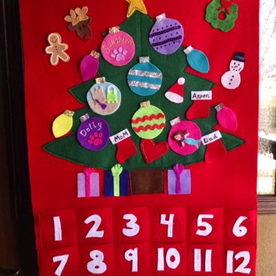 Holly Makes Advent Calendars - with Custom Names and Hobby Tree Ornaments