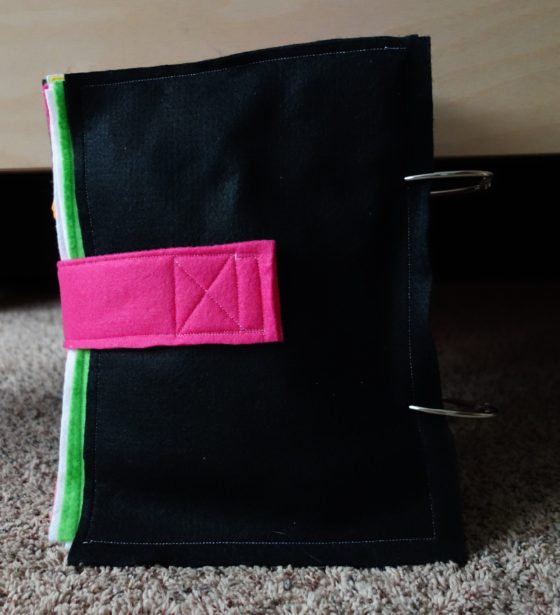Finished Felt Quiet Books 11b - Back Cover