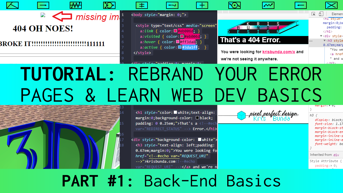 Customize Your Error Pages and Learn Intro Web Development